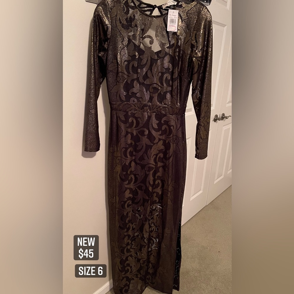 Long sleeve maxi dress